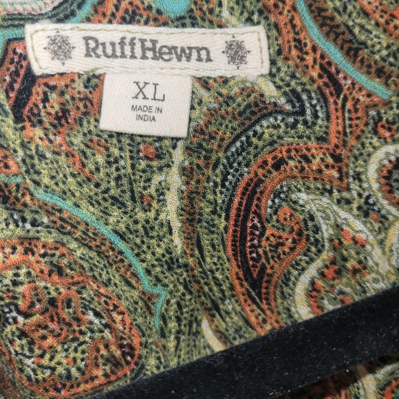 Ruff Hewn paisley print shirt in XL - Picture 7 of 9